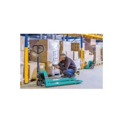 6 Transpaleteiras Manuais -2000 Kg -Roda Dupla de Nylon
