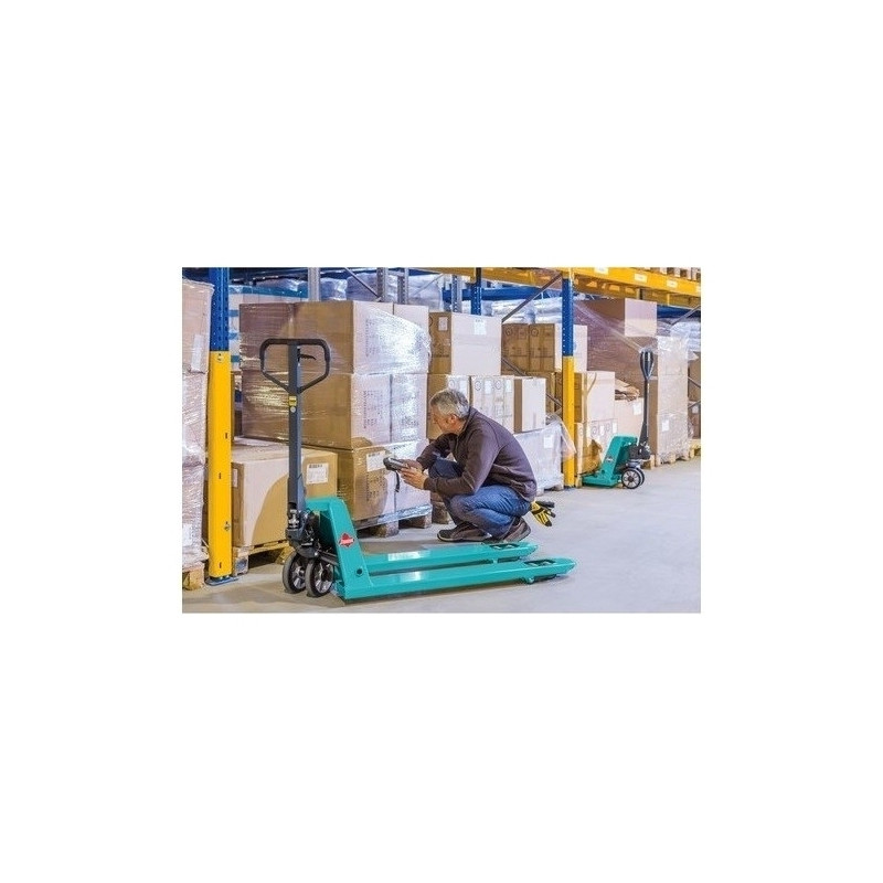 6 Transpaleteiras Manuais -2000 Kg -Roda Dupla de Nylon