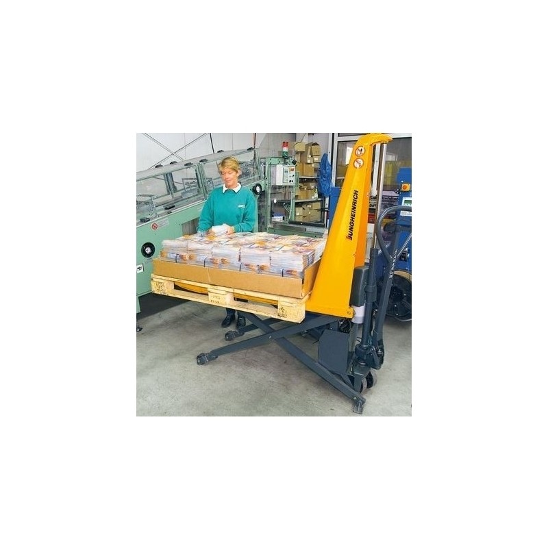 Transpaleteiras Manuais com Elevação para uso diário.