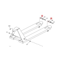 Peças Transpaleteira manual TK - Ameise
